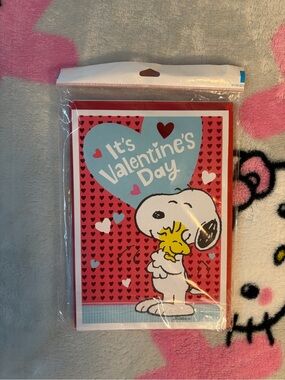 Hallmark Snoopy Peanuts Valentine’s Day Cards - Red, White, Pink